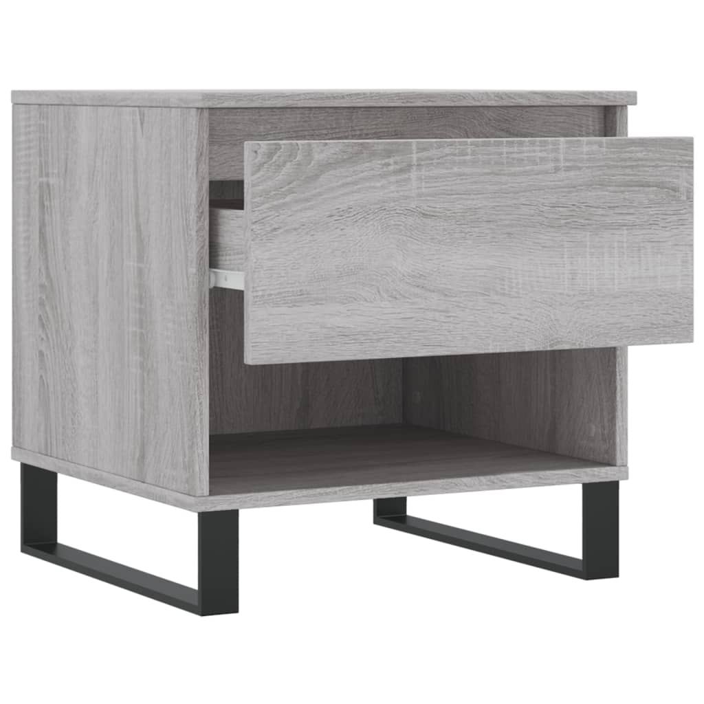 Τραπεζάκι Σαλονιού Γκρι Sonoma 50x46x50 εκ. Επεξεργασμένο Ξύλο
