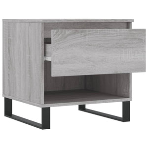 Τραπεζάκι Σαλονιού Γκρι Sonoma 50x46x50 εκ. Επεξεργασμένο Ξύλο
