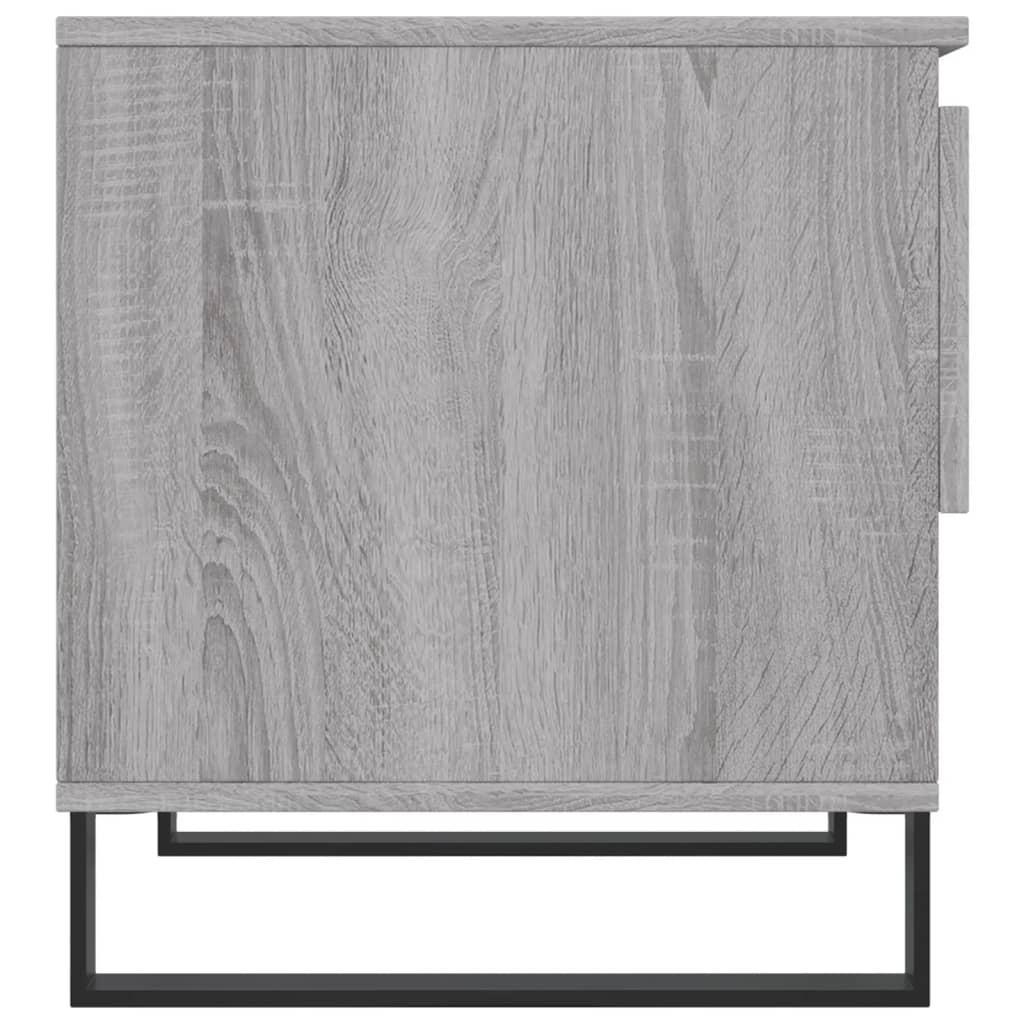 Τραπεζάκι Σαλονιού Γκρι Sonoma 50x46x50 εκ. Επεξεργασμένο Ξύλο