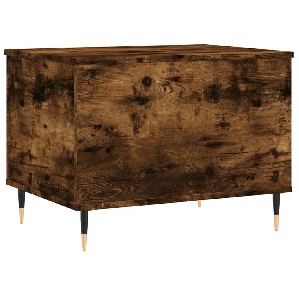 Τραπεζάκι Σαλονιού Καπνιστή Δρυς 60x44,5x45 εκ. Επεξ. Ξύλο