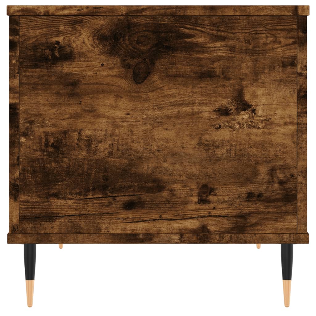 Τραπεζάκι Σαλονιού Καπνιστή Δρυς 60x44,5x45 εκ. Επεξ. Ξύλο
