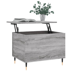 Τραπεζάκι Σαλονιού Γκρι Sonoma 60x44,5x45εκ. Επεξεργασμένο Ξύλο