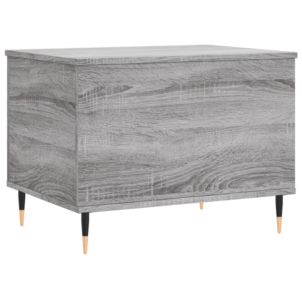Τραπεζάκι Σαλονιού Γκρι Sonoma 60x44,5x45εκ. Επεξεργασμένο Ξύλο