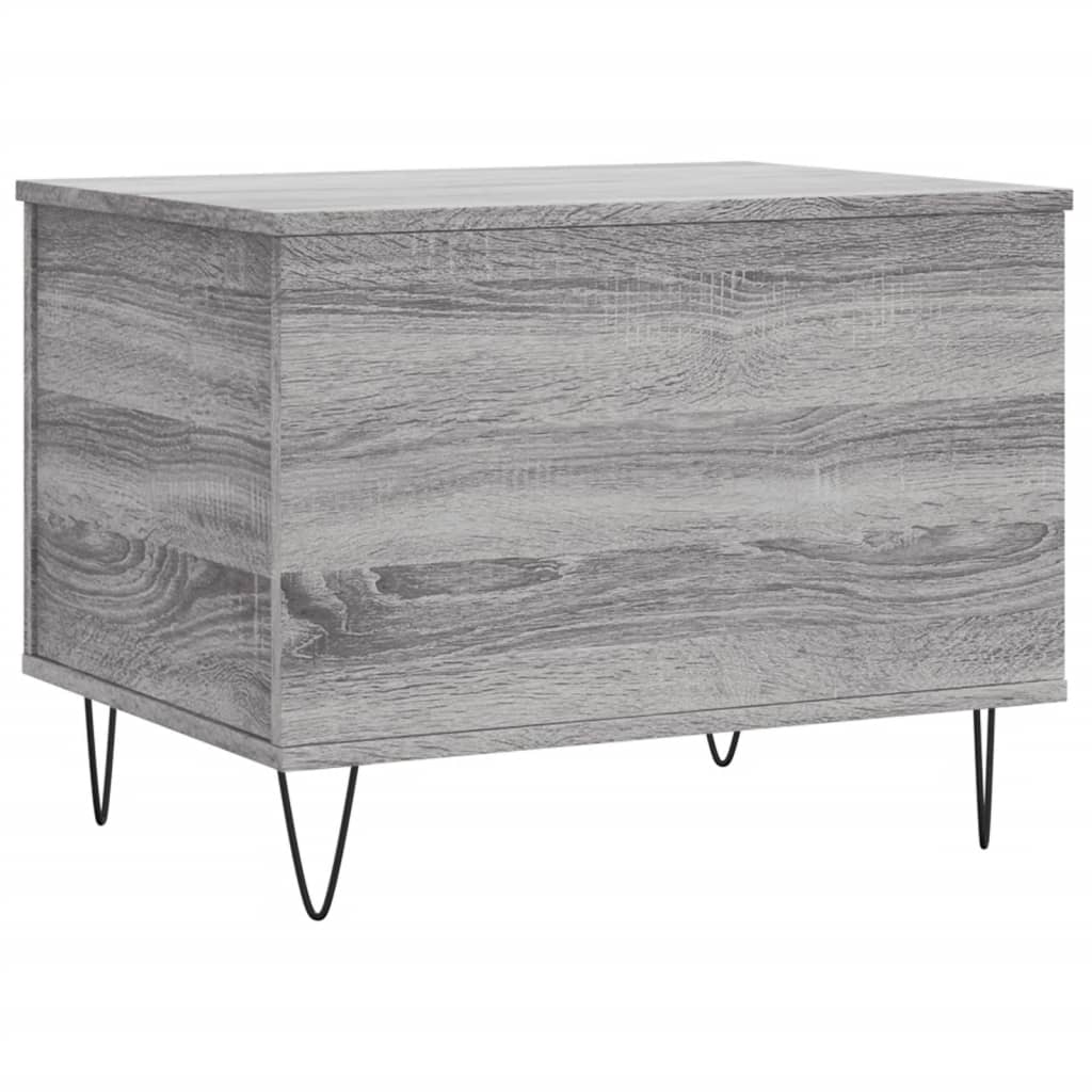 Τραπεζάκι Σαλονιού Γκρι Sonoma 60x44,5x45εκ. Επεξεργασμένο Ξύλο