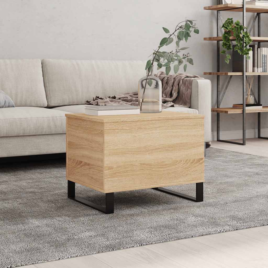 Τραπεζάκι Σαλονιού Sonoma Δρυς 60x44,5x45εκ. Επεξεργασμένο Ξύλο