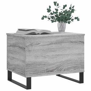 Τραπεζάκι Σαλονιού Γκρι Sonoma 60x44,5x45εκ. Επεξεργασμένο Ξύλο