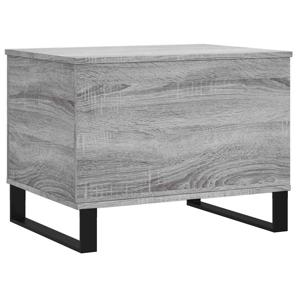 Τραπεζάκι Σαλονιού Γκρι Sonoma 60x44,5x45εκ. Επεξεργασμένο Ξύλο