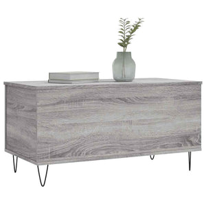 Τραπεζάκι Σαλονιού Γκρι Sonoma 90x44,5x45 εκ.Επεξεργασμένο Ξύλο