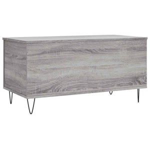 Τραπεζάκι Σαλονιού Γκρι Sonoma 90x44,5x45 εκ.Επεξεργασμένο Ξύλο