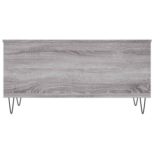 Τραπεζάκι Σαλονιού Γκρι Sonoma 90x44,5x45 εκ.Επεξεργασμένο Ξύλο