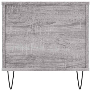 Τραπεζάκι Σαλονιού Γκρι Sonoma 90x44,5x45 εκ.Επεξεργασμένο Ξύλο