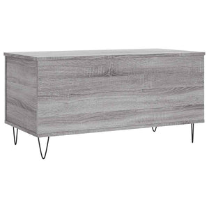 Τραπεζάκι Σαλονιού Γκρι Sonoma 90x44,5x45 εκ.Επεξεργασμένο Ξύλο