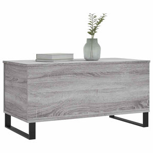 Τραπεζάκι Σαλονιού Γκρι Sonoma 90x44,5x45 εκ.Επεξεργασμένο Ξύλο