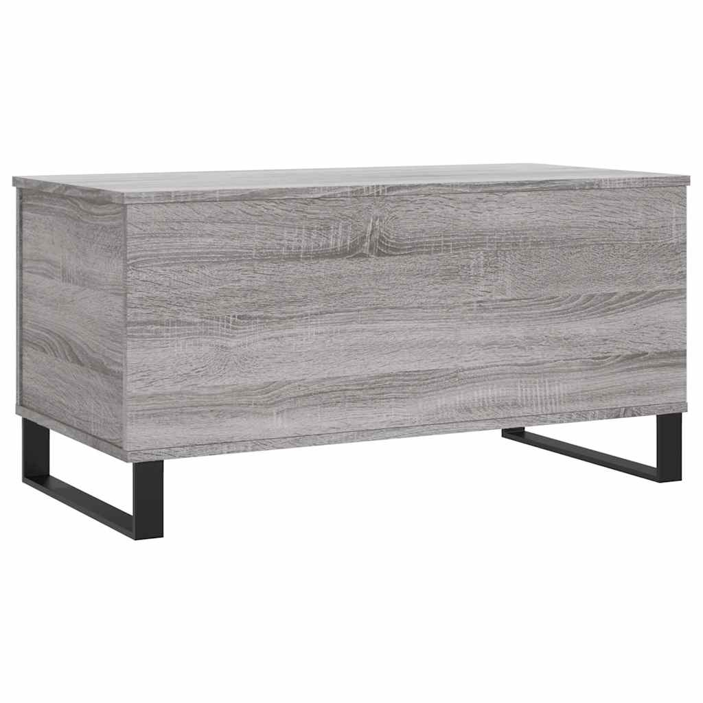 Τραπεζάκι Σαλονιού Γκρι Sonoma 90x44,5x45 εκ.Επεξεργασμένο Ξύλο
