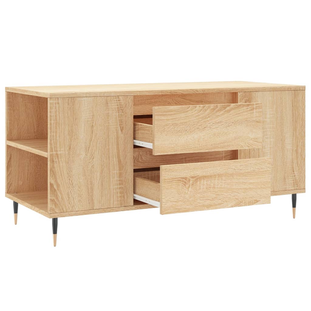 Τραπεζάκι Σαλονιού Sonoma Δρυς 102x44,5x50 εκ. Επεξεργ. Ξύλο