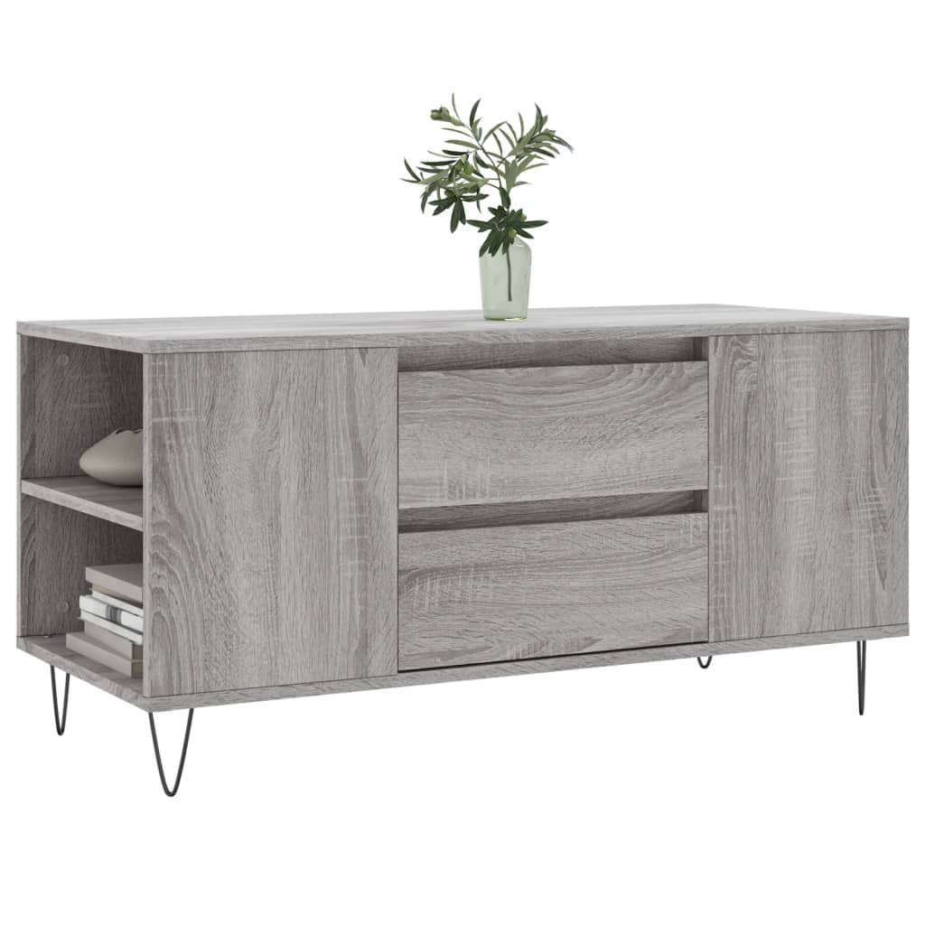Τραπεζάκι Σαλονιού Γκρι Sonoma 102x44,5x50 εκ.