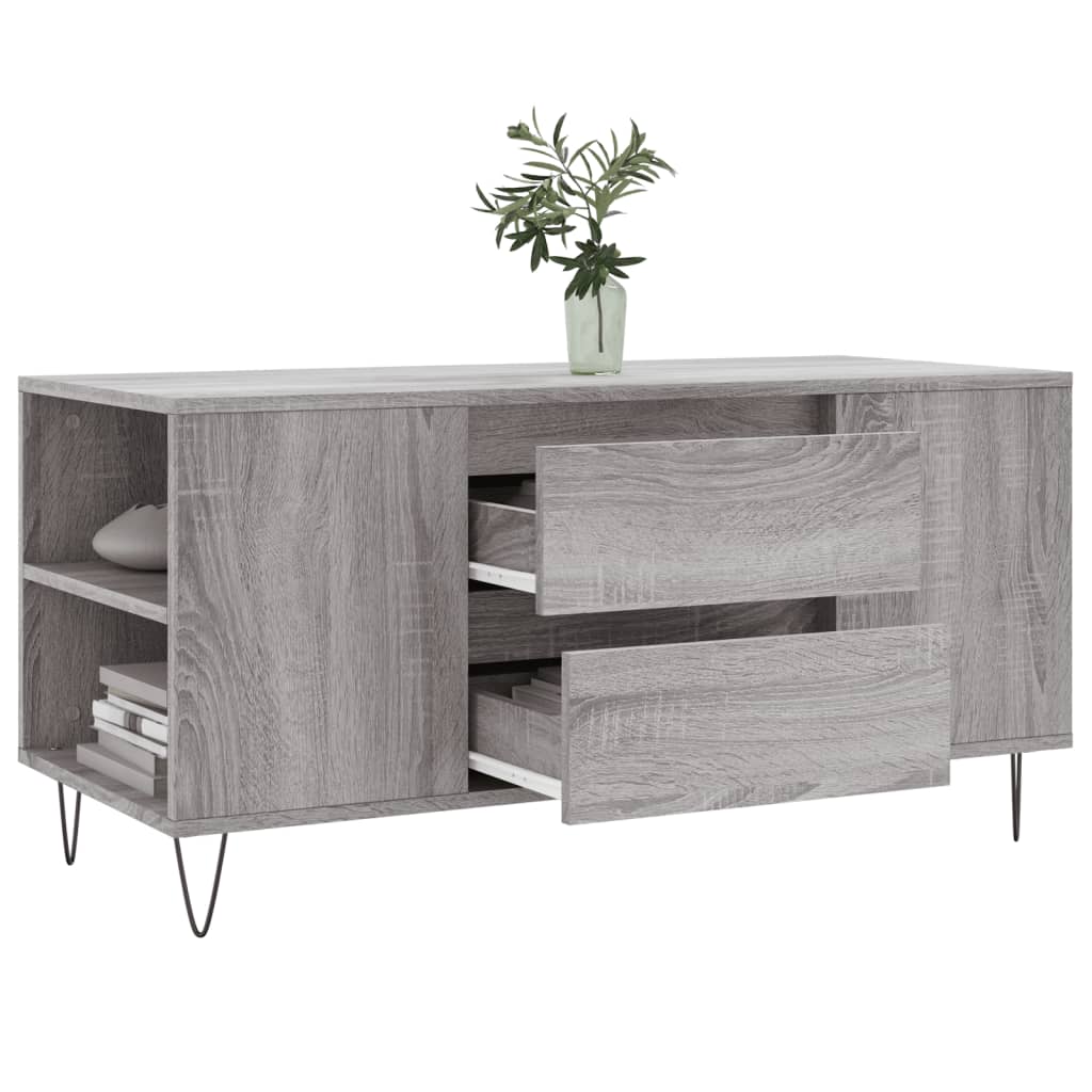 Τραπεζάκι Σαλονιού Γκρι Sonoma 102x44,5x50 εκ.