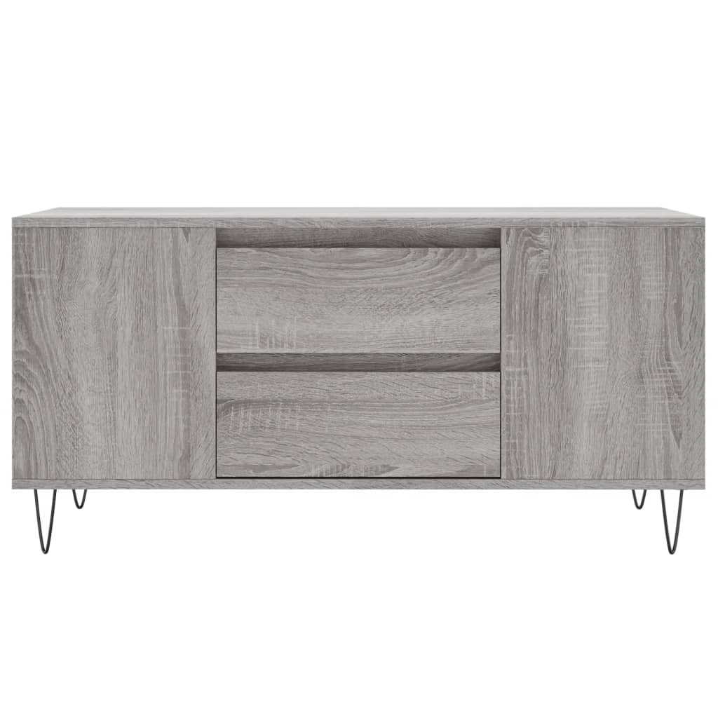 Τραπεζάκι Σαλονιού Γκρι Sonoma 102x44,5x50 εκ.