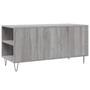 Τραπεζάκι Σαλονιού Γκρι Sonoma 102x44,5x50 εκ.