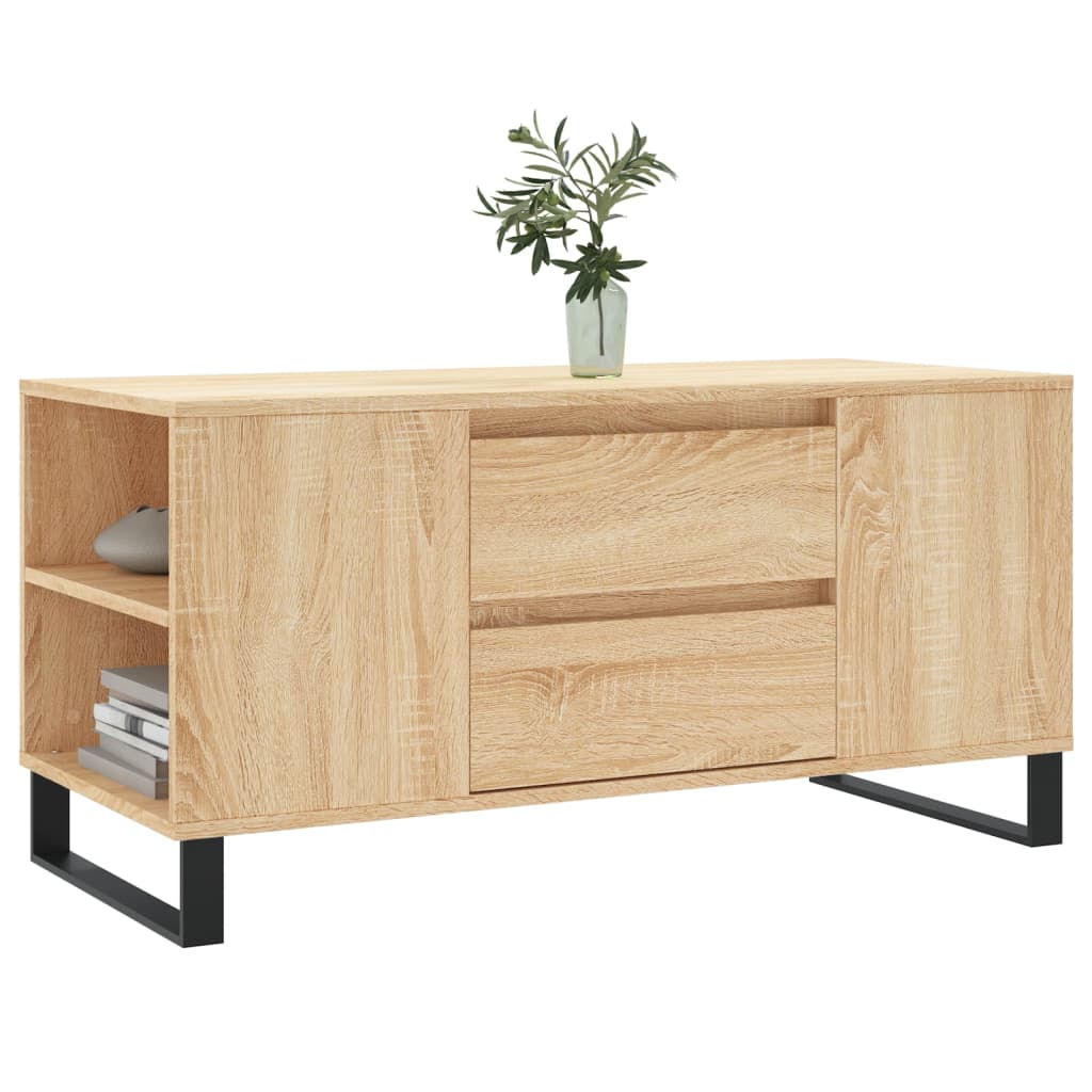 Τραπεζάκι Σαλονιού Sonoma Δρυς 102x44,5x50 εκ. Επεξεργ. Ξύλο