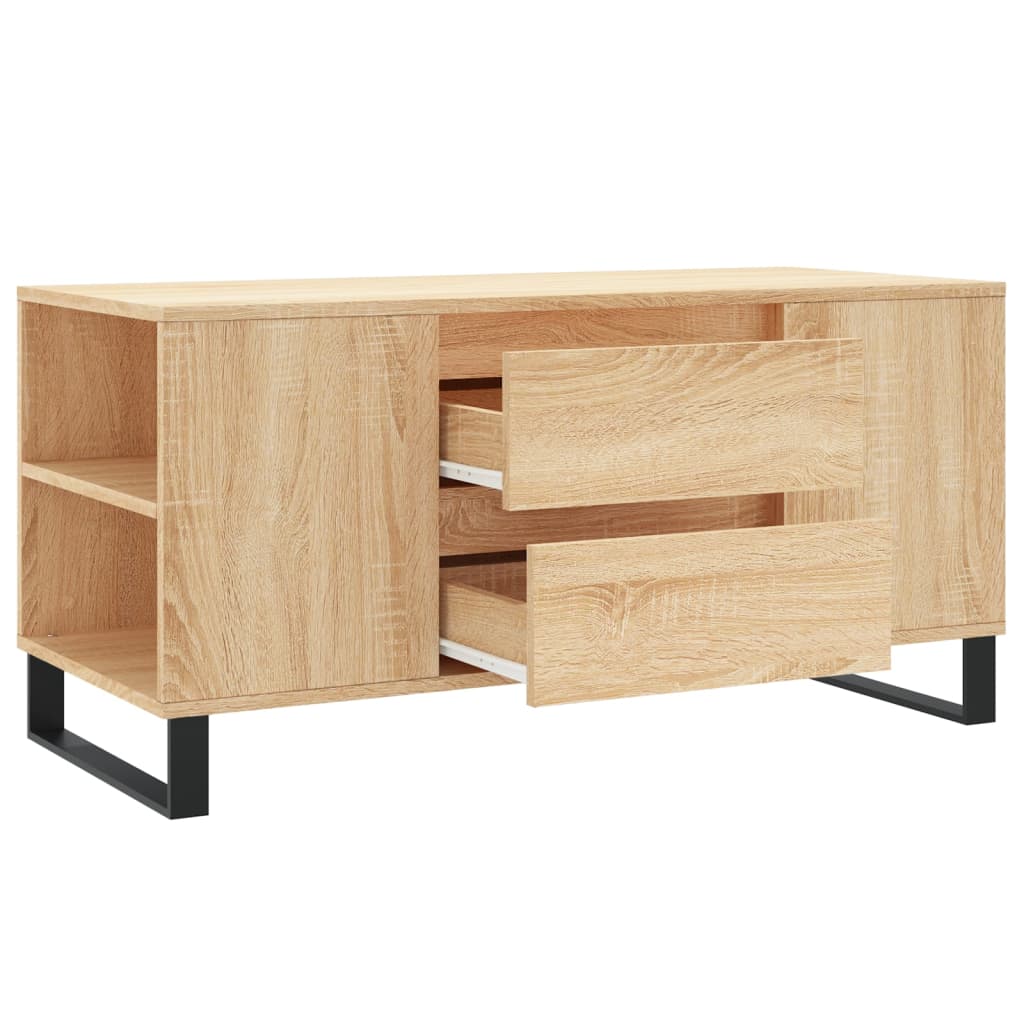 Τραπεζάκι Σαλονιού Sonoma Δρυς 102x44,5x50 εκ. Επεξεργ. Ξύλο