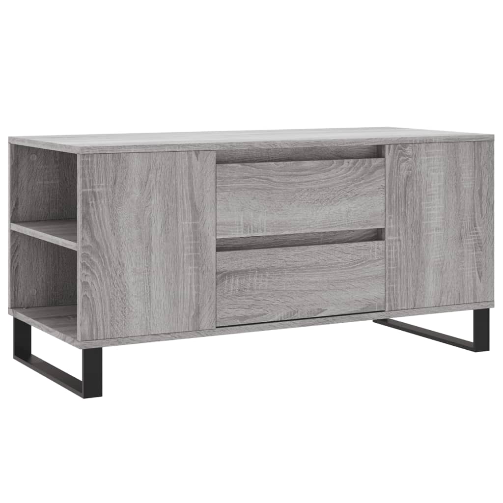 Τραπεζάκι Σαλονιού Γκρι Sonoma 102x44,5x50 εκ.