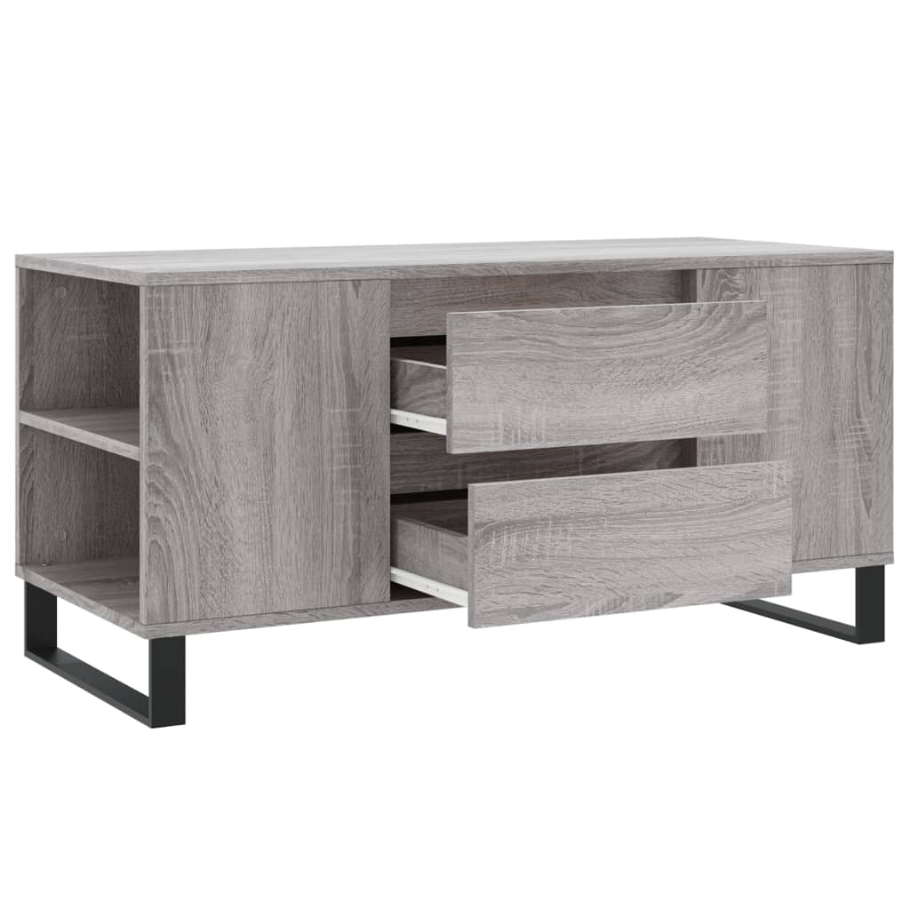 Τραπεζάκι Σαλονιού Γκρι Sonoma 102x44,5x50 εκ.