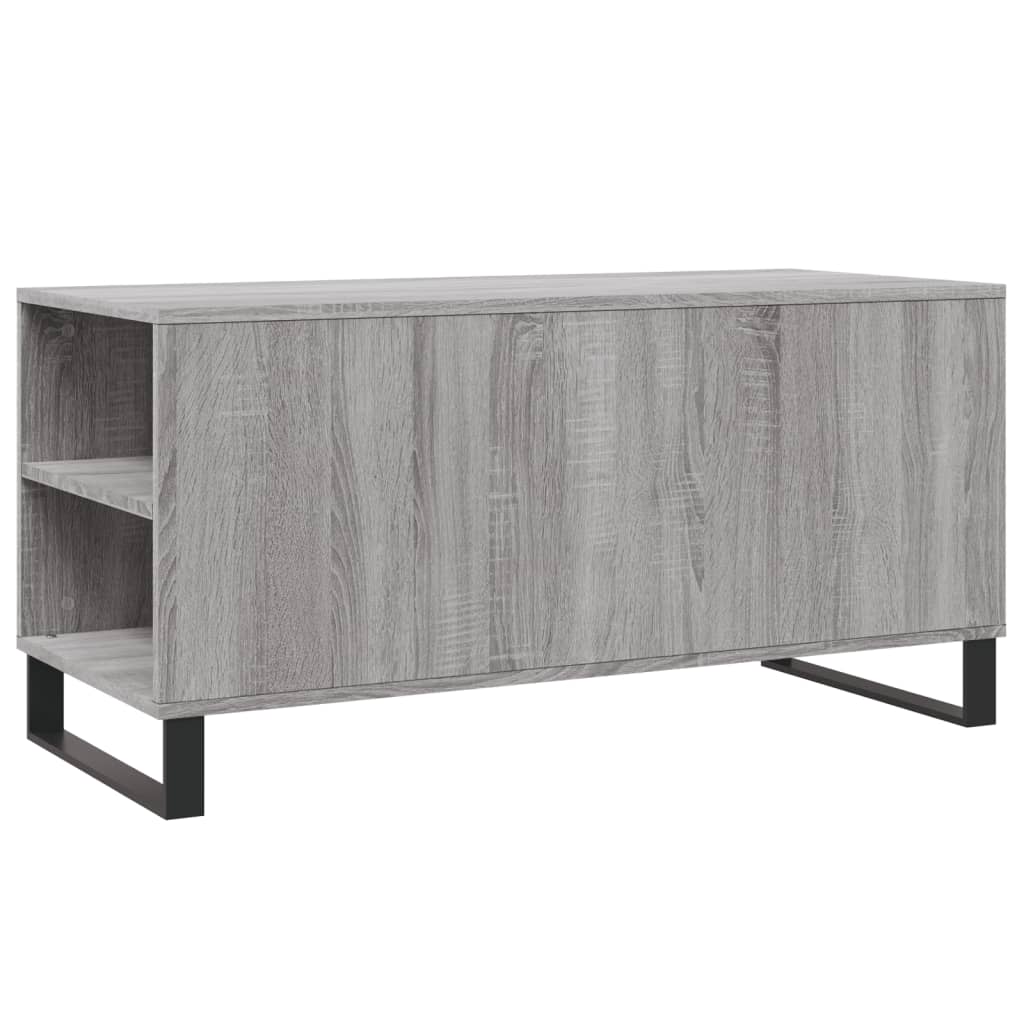 Τραπεζάκι Σαλονιού Γκρι Sonoma 102x44,5x50 εκ.