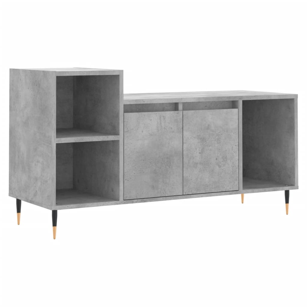 Έπιπλο Τηλεόρασης Γκρι Σκυρ. 100x35x55 εκ. Επεξ. Ξύλο