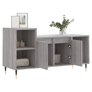 Έπιπλο Τηλεόρασης Γκρι Sonoma 100x35x55 εκ. από Επεξεργ. Ξύλο