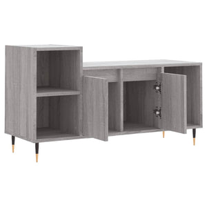 Έπιπλο Τηλεόρασης Γκρι Sonoma 100x35x55 εκ. από Επεξεργ. Ξύλο