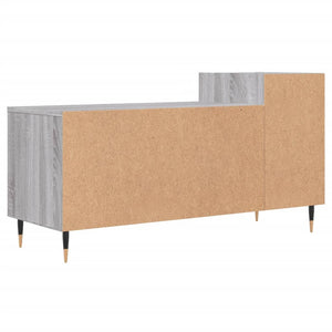 Έπιπλο Τηλεόρασης Γκρι Sonoma 100x35x55 εκ. από Επεξεργ. Ξύλο