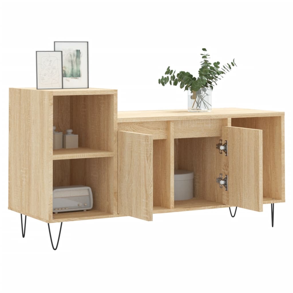 Έπιπλο Τηλεόρασης Sonoma Δρυς 100x35x55 εκ. Επεξ. Ξύλο