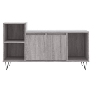 Έπιπλο Τηλεόρασης Γκρι Sonoma 100x35x55 εκ. από Επεξεργ. Ξύλο