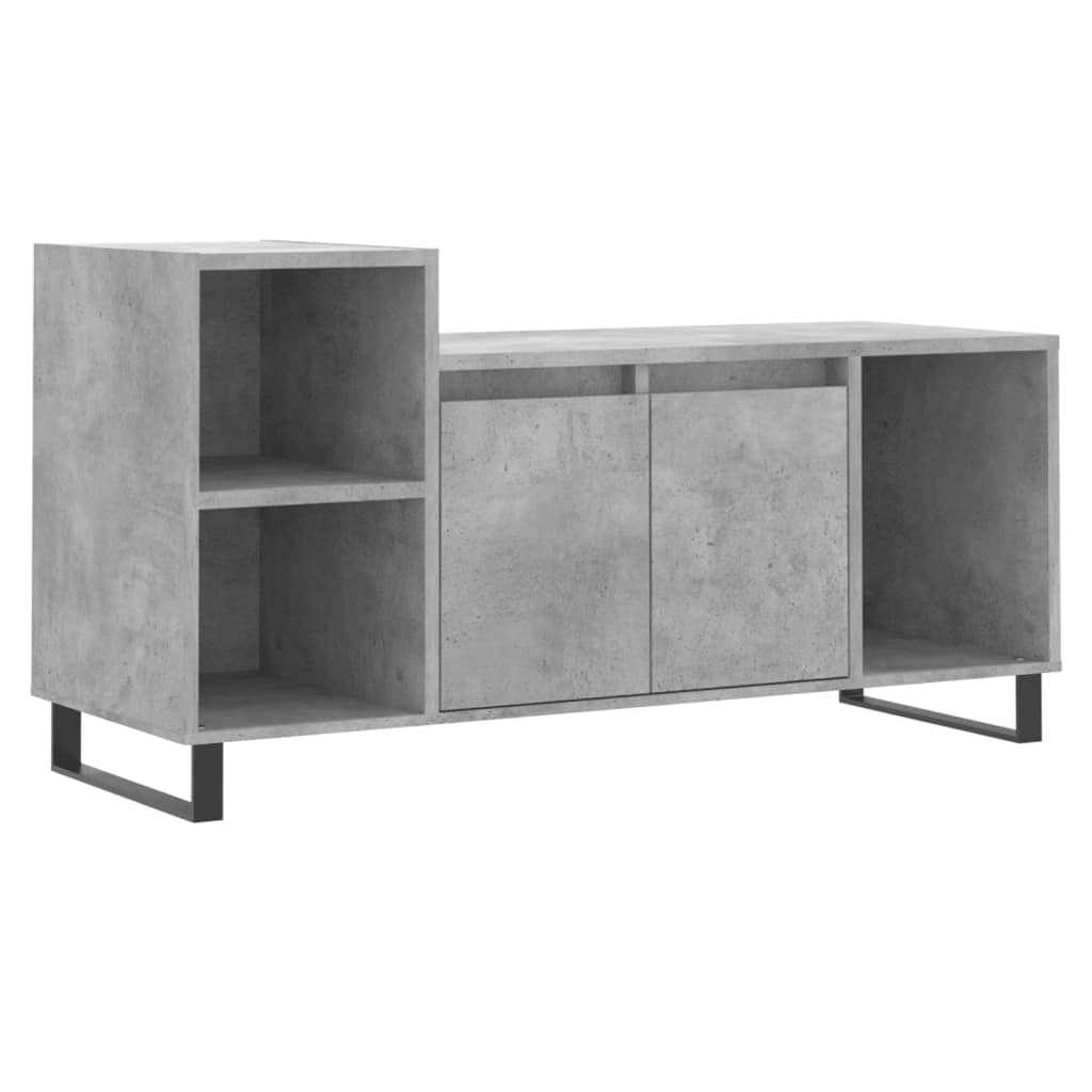 Έπιπλο Τηλεόρασης Γκρι Σκυρ. 100x35x55 εκ. Επεξ. Ξύλο