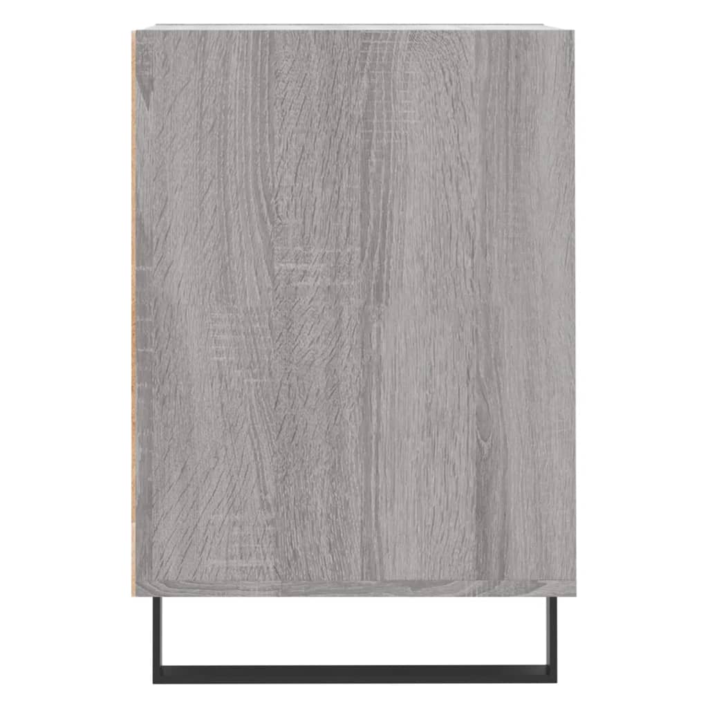 Έπιπλο Τηλεόρασης Γκρι Sonoma 100x35x55 εκ. από Επεξεργ. Ξύλο