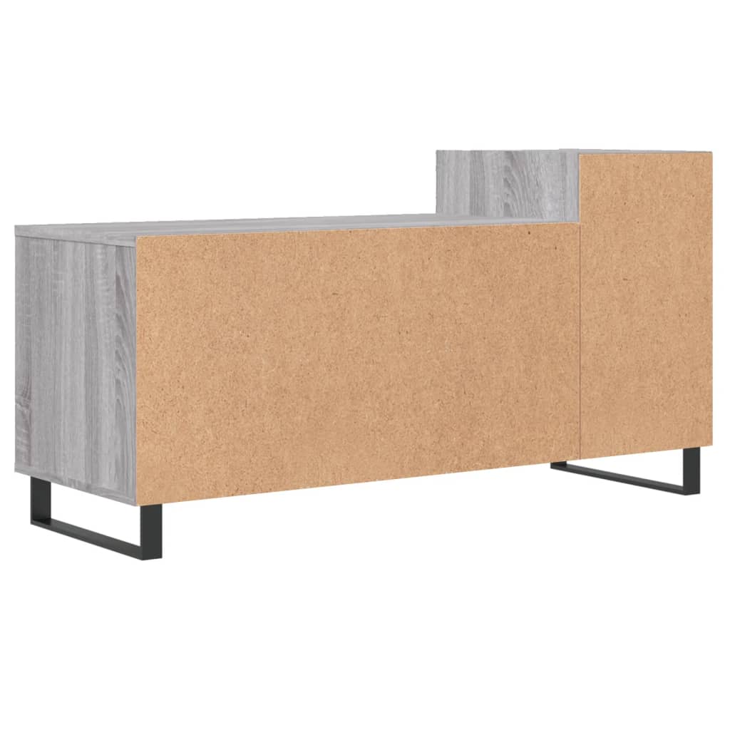 Έπιπλο Τηλεόρασης Γκρι Sonoma 100x35x55 εκ. από Επεξεργ. Ξύλο