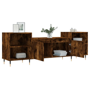 Έπιπλο Τηλεόρασης Καπνιστή Δρυς 160x35x55 εκ. Επεξ. Ξύλο - Pakobazaar