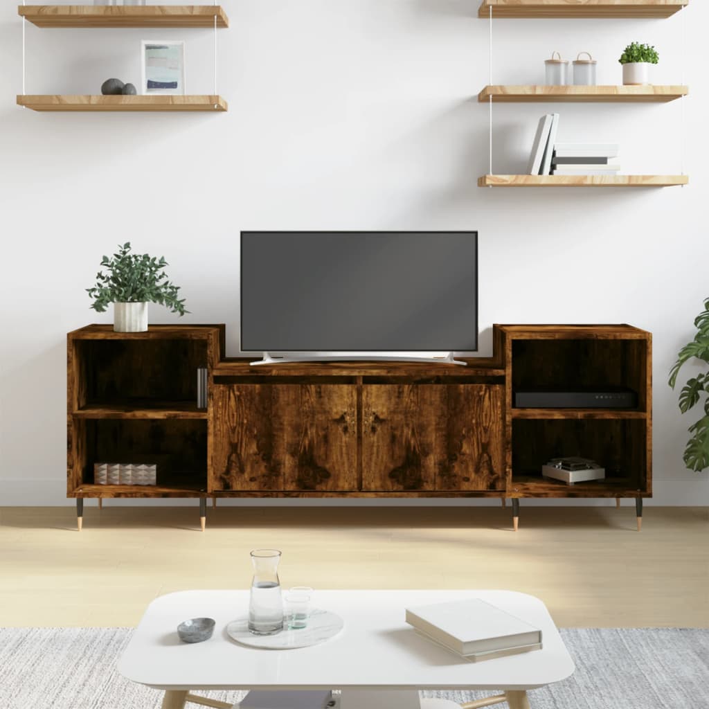 Έπιπλο Τηλεόρασης Καπνιστή Δρυς 160x35x55 εκ. Επεξ. Ξύλο - Pakobazaar