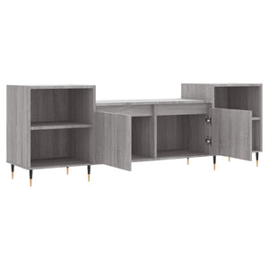 Έπιπλο Τηλεόρασης Γκρι Sonoma 160x35x55 εκ. από Επεξεργ. Ξύλο