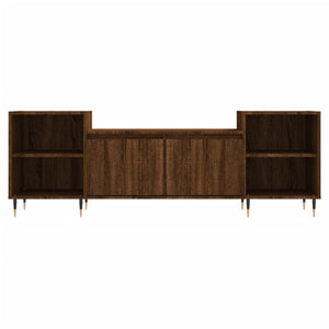 Έπιπλο Τηλεόρασης Καφέ Δρυς 160x35x55 εκ. Επεξεργασμένο Ξύλο