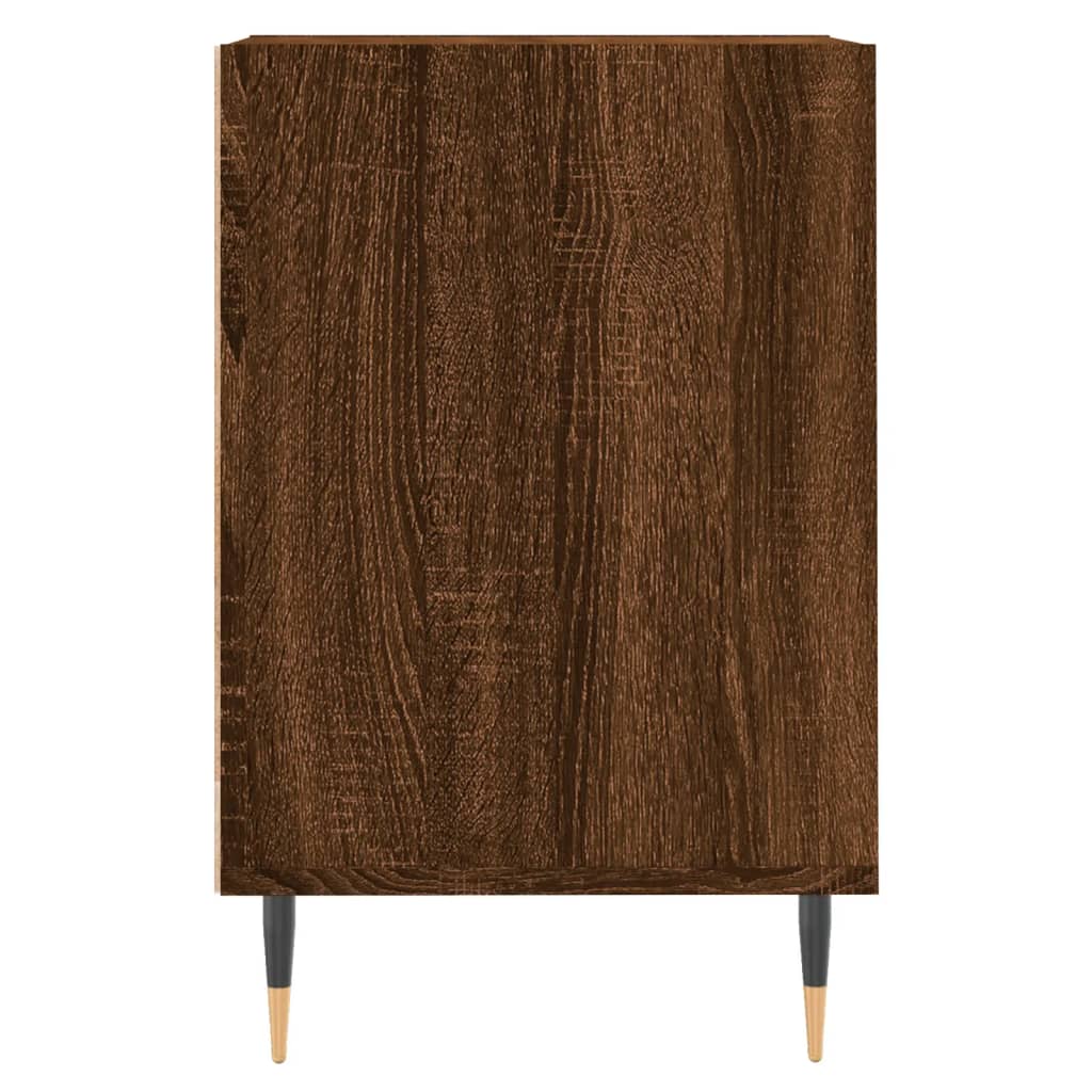 Έπιπλο Τηλεόρασης Καφέ Δρυς 160x35x55 εκ. Επεξεργασμένο Ξύλο