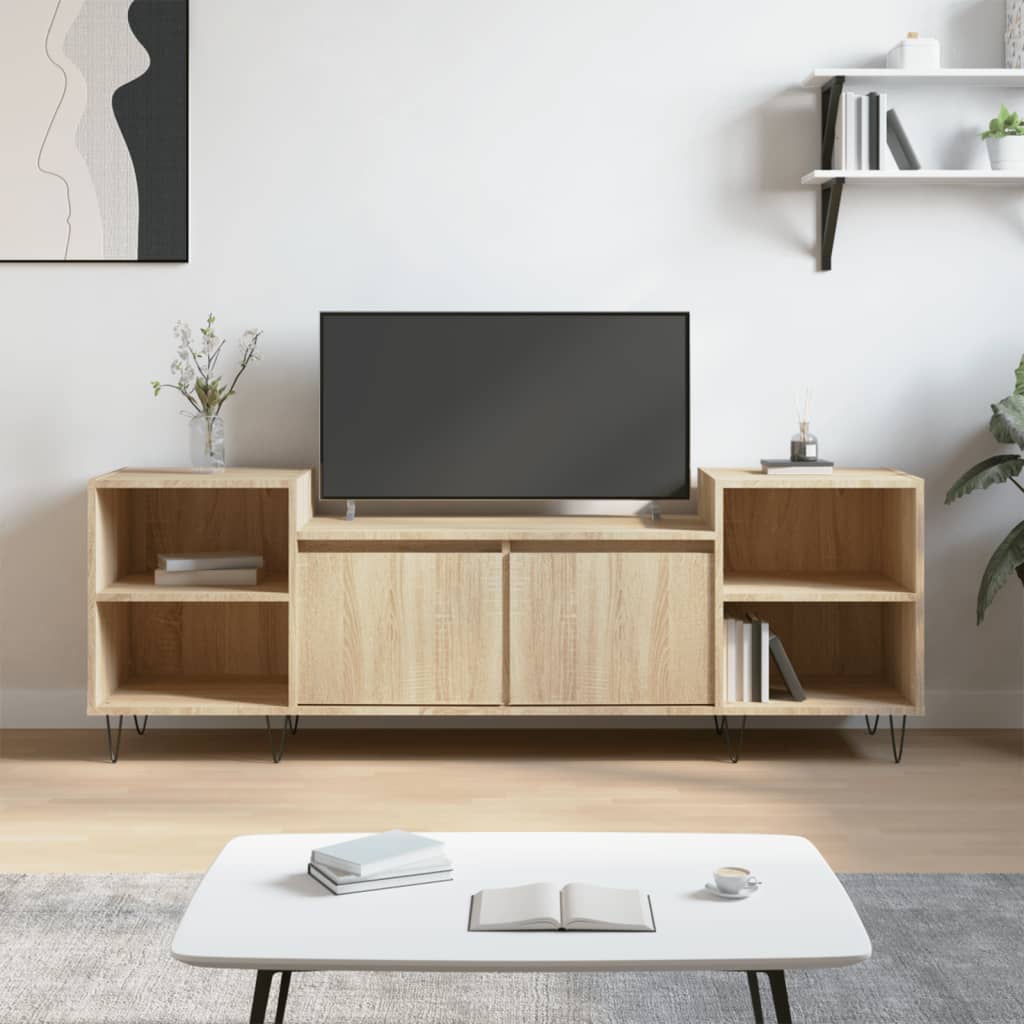 Έπιπλο Τηλεόρασης Sonoma Δρυς 160x35x55 εκ. Επεξ. Ξύλο