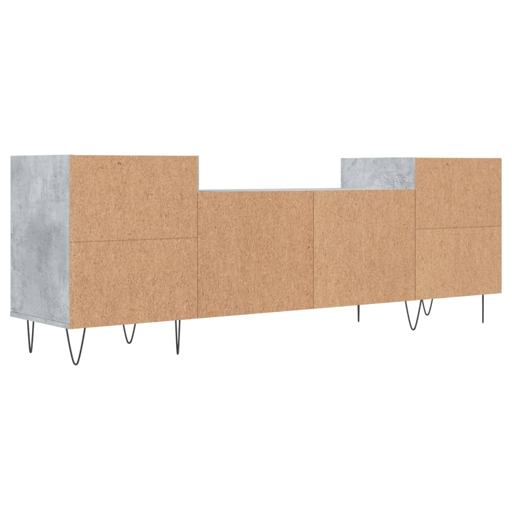 Έπιπλο Τηλεόρασης Γκρι Σκυρ. 160x35x55 εκ. Επεξ. Ξύλο - Pakobazaar