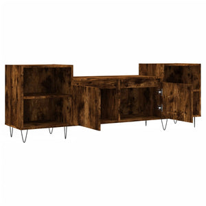 Έπιπλο Τηλεόρασης Καπνιστή Δρυς 160x35x55 εκ. Επεξ. Ξύλο - Pakobazaar