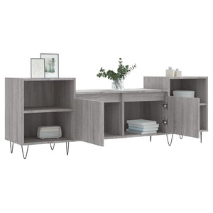 Έπιπλο Τηλεόρασης Γκρι Sonoma 160x35x55 εκ. από Επεξεργ. Ξύλο - Pakobazaar
