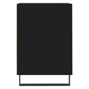 Έπιπλο Τηλεόρασης Μαύρο 160x35x55 εκ. από Επεξεργασμένο Ξύλο