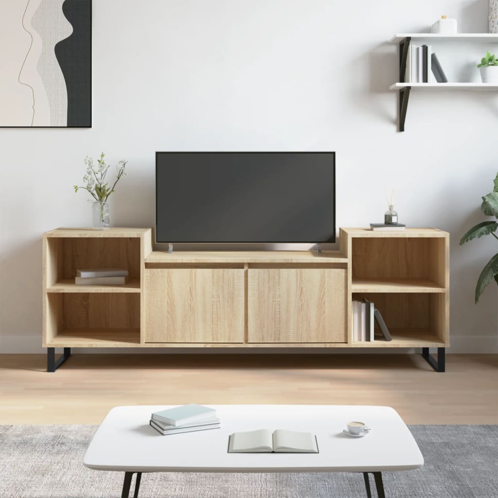 Έπιπλο Τηλεόρασης Sonoma Δρυς 160x35x55 εκ. Επεξ. Ξύλο