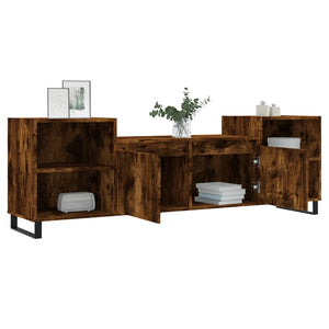 Έπιπλο Τηλεόρασης Καπνιστή Δρυς 160x35x55 εκ. Επεξ. Ξύλο - Pakobazaar