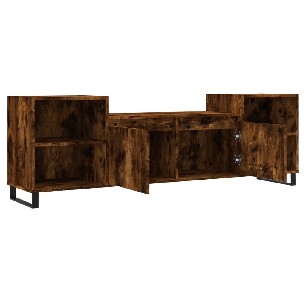 Έπιπλο Τηλεόρασης Καπνιστή Δρυς 160x35x55 εκ. Επεξ. Ξύλο - Pakobazaar